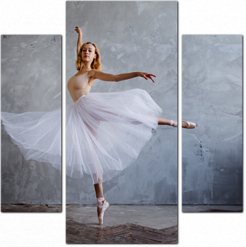 Балерина в белоснежной пачке