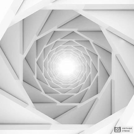 Ступенчатый 3D туннель