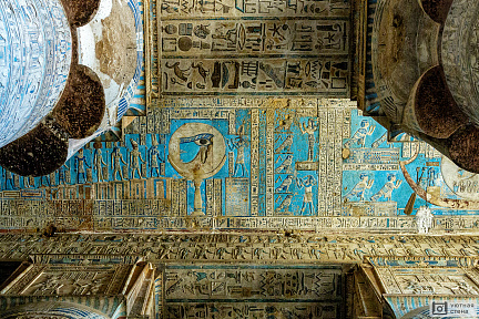 Фотообои Потолки Древнеегипетских храмов