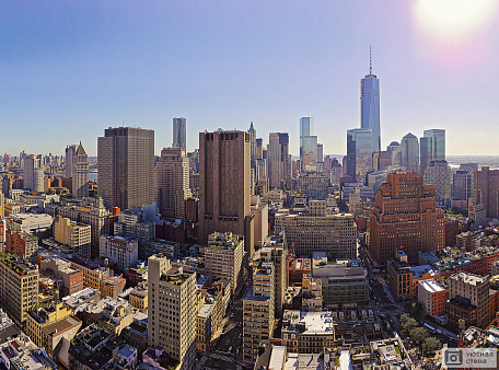 Фотообои Манхэттен вид на город