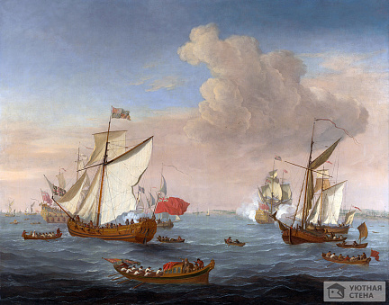 Исаак парусник — Корабли в устье Темзы близ Ширна