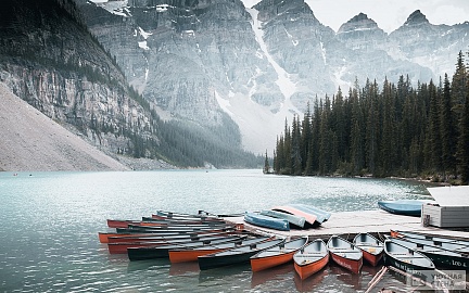 Фотообои Ледниковое озеро в Канаде