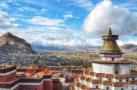 Фотообои Ступа Кумбум. Тибет