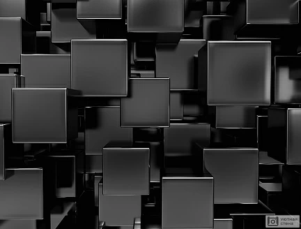 Черные кубы 3D