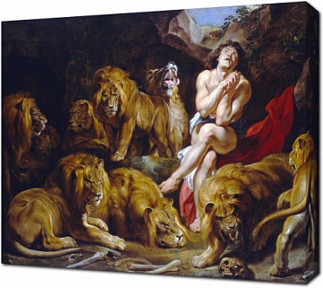 Питер Пауль Рубенс — Даниил в яме со львами