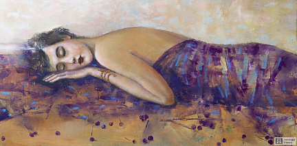 Портрет спящей девушки