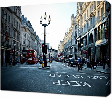 Оживленные улицы Лондона. Англия