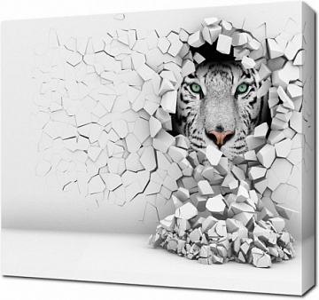 Белый тигр за стеной