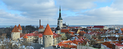 Фотообои Панорама Таллина. Эстония