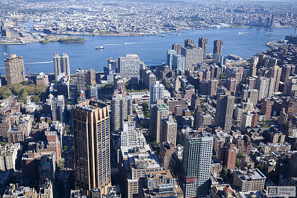 Фотообои Вид на Манхэттен в Нью-Йорке