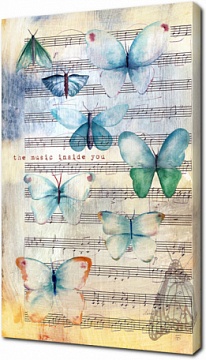 Бабочки и ноты