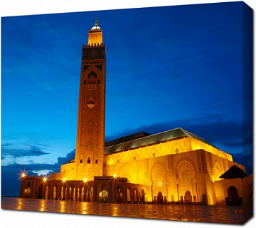 Мечеть Хасана II в Касабланке, Марокко, Африка