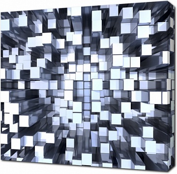 Мозаика из 3D кубов