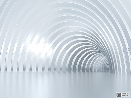 Абстрактный 3D туннель из арок