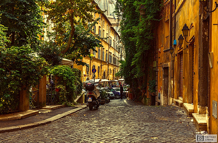 Фотообои Старая улица в Риме, Италия
