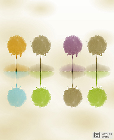 Разноцветные деревья
