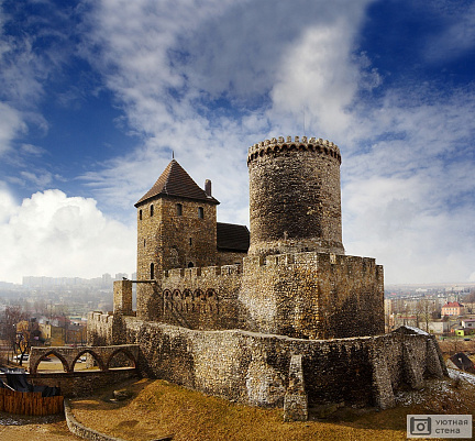 Средневековый замок в Бендзин, Польша