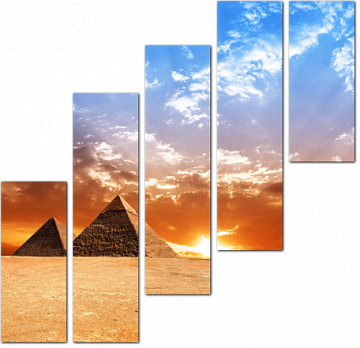 Пирамиды Хеопса, Хефрена, Менкаура, Египет