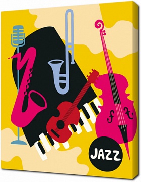 Фестиваль джазовой музыки. Постер