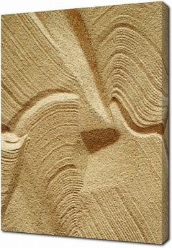 Фон с узорами на песке