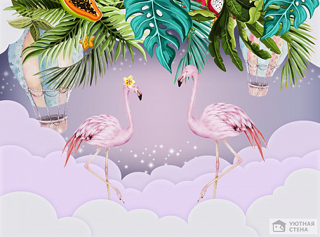 Фламинго в тропиках