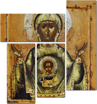 Икона Б.М. Знамение, ок.1650 г.