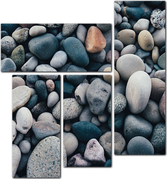 Округлые камни