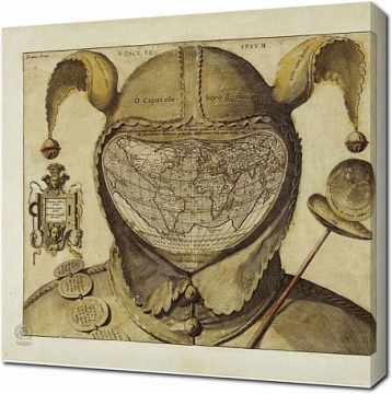 Карта Мира в голове шута. 1590 год