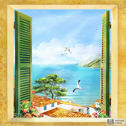 Яркое окно в море