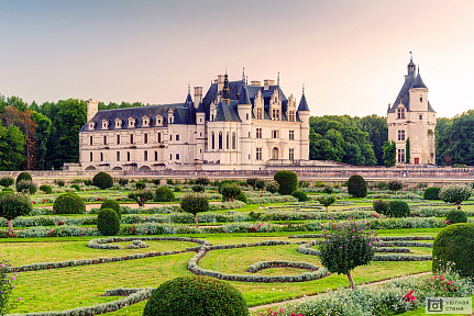 Фотообои Сад замка Шенонсо, Франция