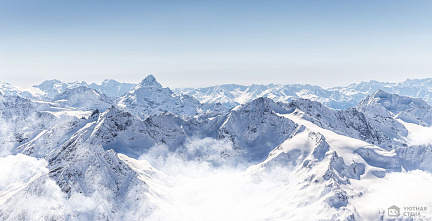 Фотообои Заснеженные горы, Альпы
