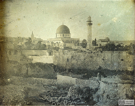 Фотообои Старый снимок Иерусалима. 1844 год. Израиль