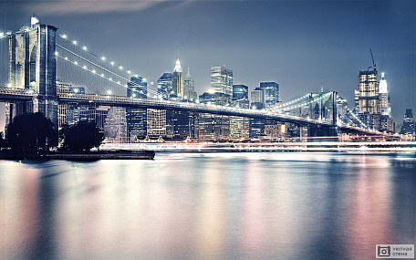 Фотообои Светящийся Нью-Йорк