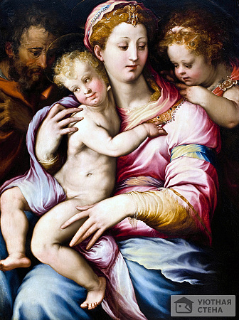Франческо Сальвиати — Святая семья и Иоанн Креститель