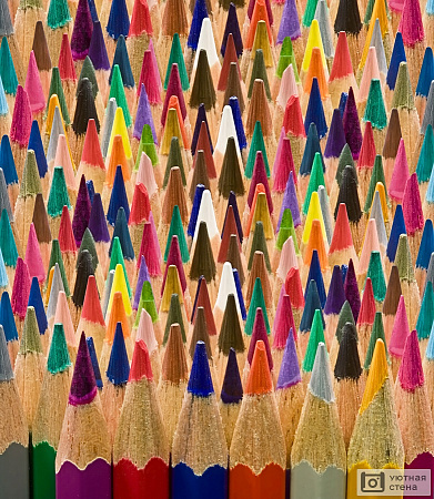 Фон из цветных карандашей