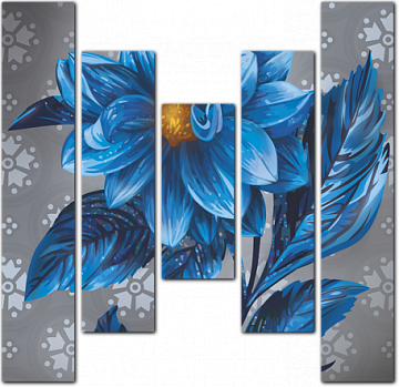 Синий цветочек