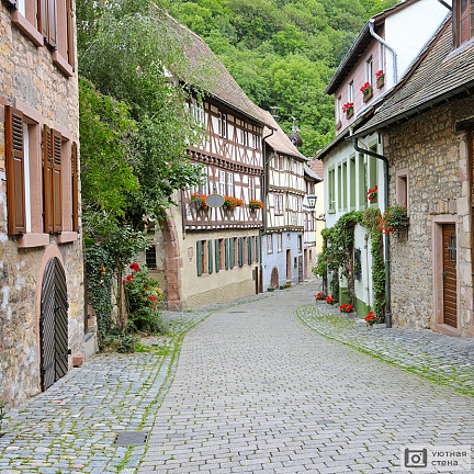 Улица старого города в Германии