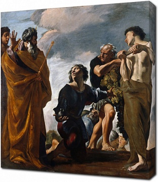 Картина Джованни Ланфранко — Моисей и Посланники из Ханаана