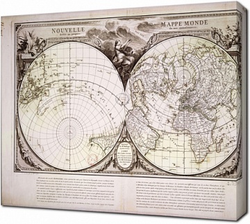 Никола-Антуан Буланже - Новая карта мира. 1753 год