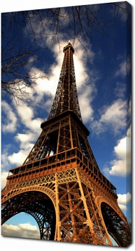 Вертикальное изображение Эйфелевой башни, Париж