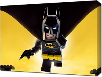 Лего. Бэтмен на желтом фоне
