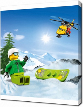 Лего сноубординг