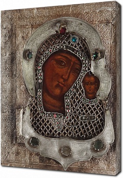 Икона Б.М. Казанская, ок.1650 г.