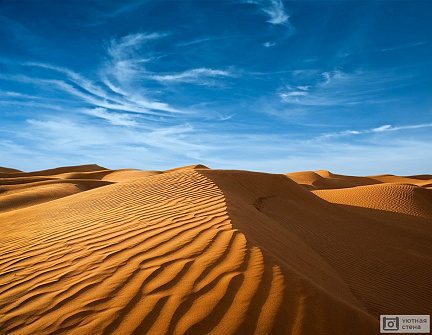 Фотообои Песчаные барханы в пустыни Северной Африки