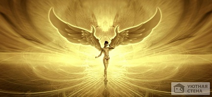 Ангел в золотом сиянии