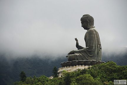 Статуя Будды, Остров Лантау, Гонконг, Китай
