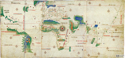 Планисфера. 1502 год