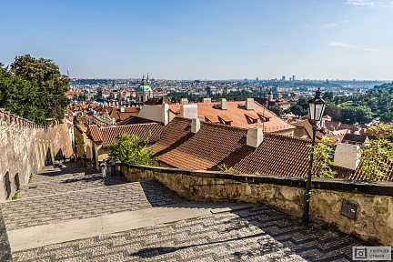 Фотообои Вид на старый город в Праге. Чехия