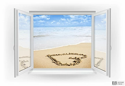 Окно с видом на пляж