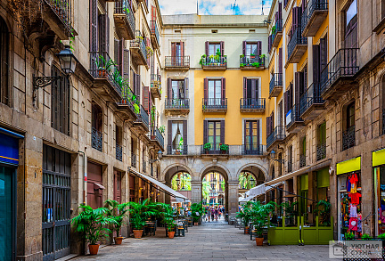 Фотообои Эстетика улиц Барселоны